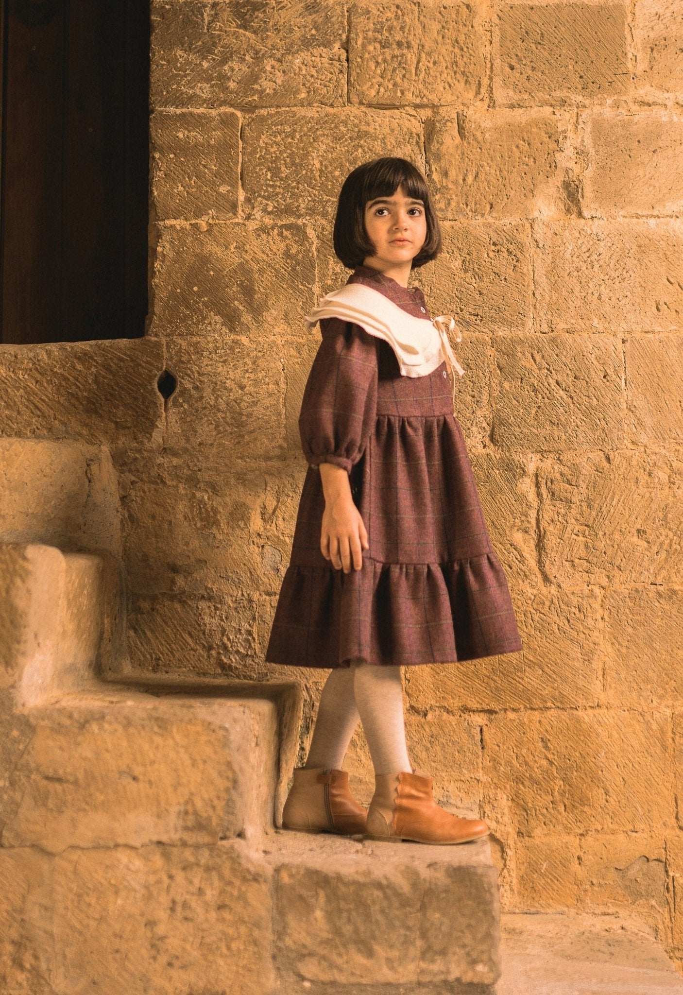 Girl's wool dress -CATALINA