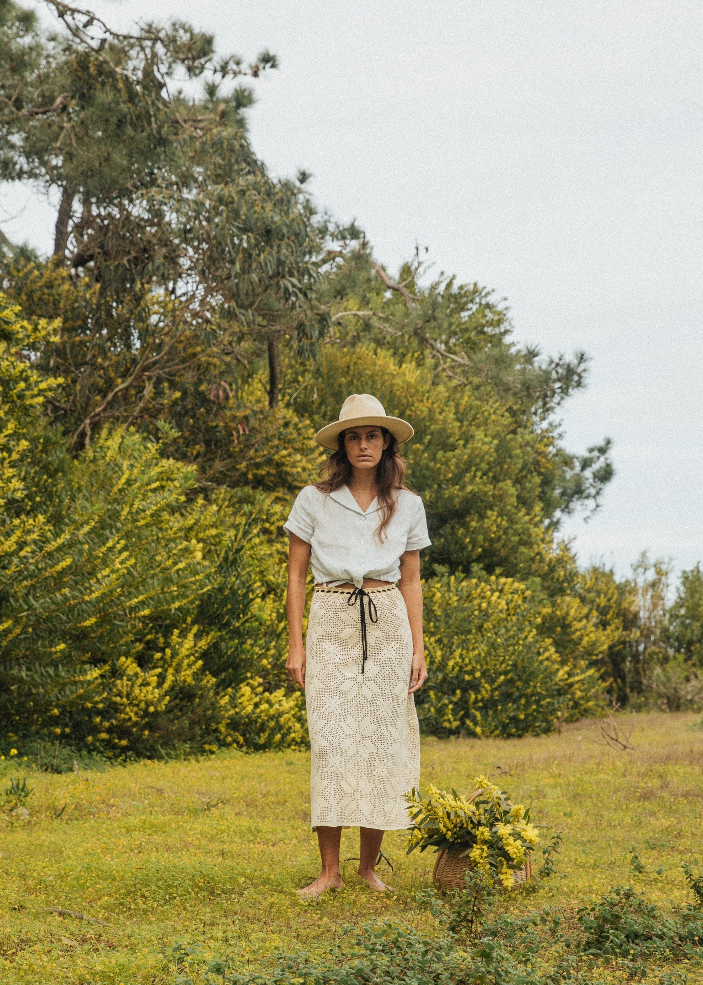 Long crocheted skirt - GAJA