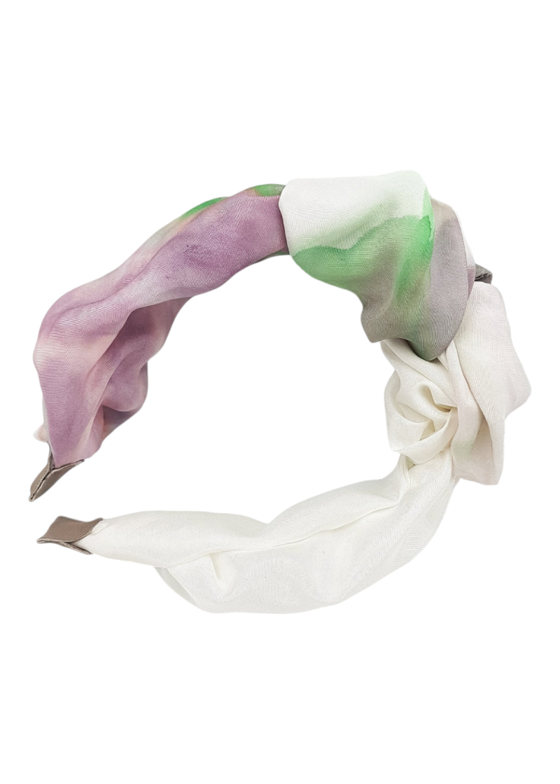 Original Painted Silk Headband