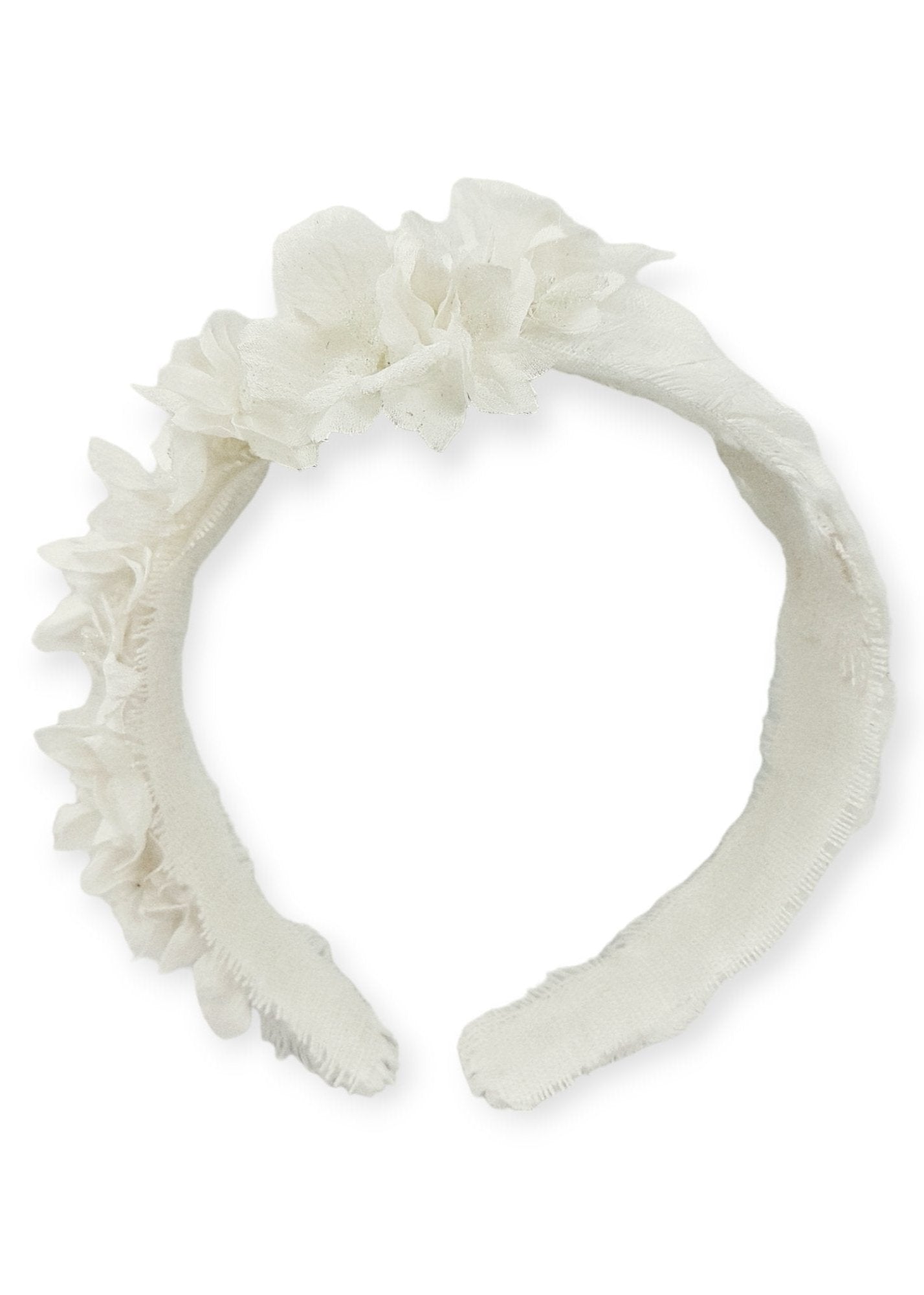 Silk flowers headband for the bride - Jasmine