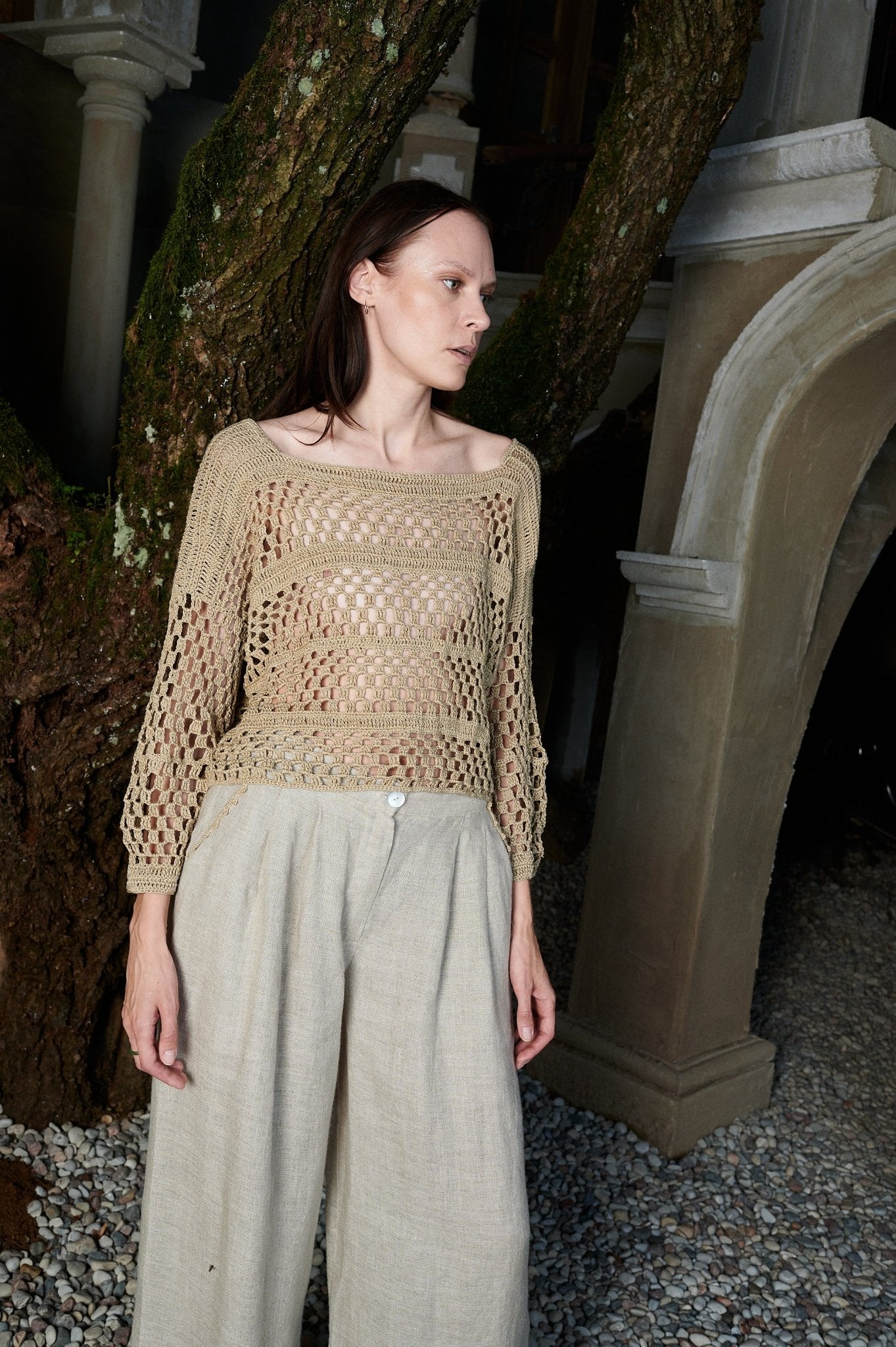 Aster crocheted blouse