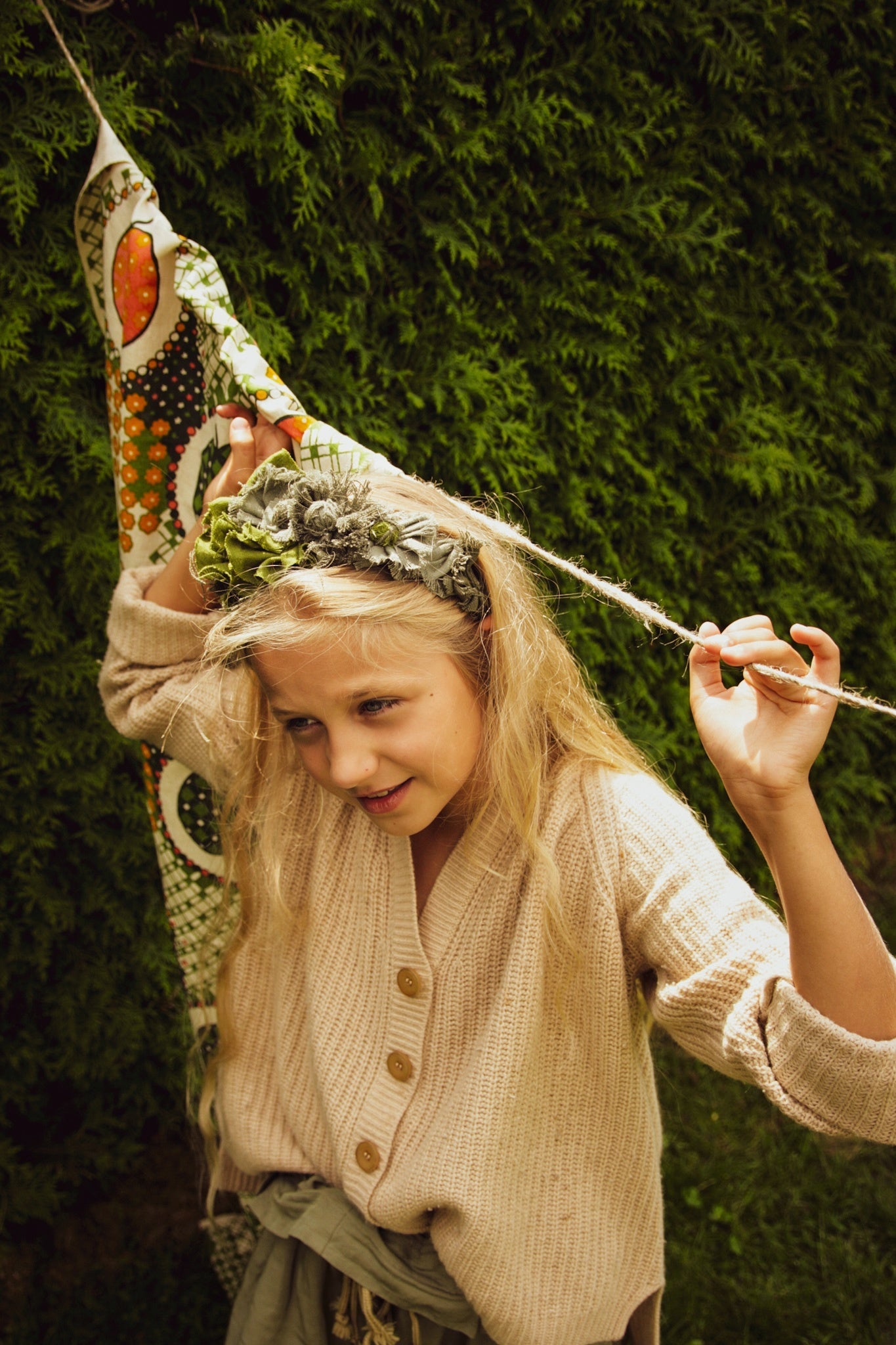 Shabby chic bohemian headband