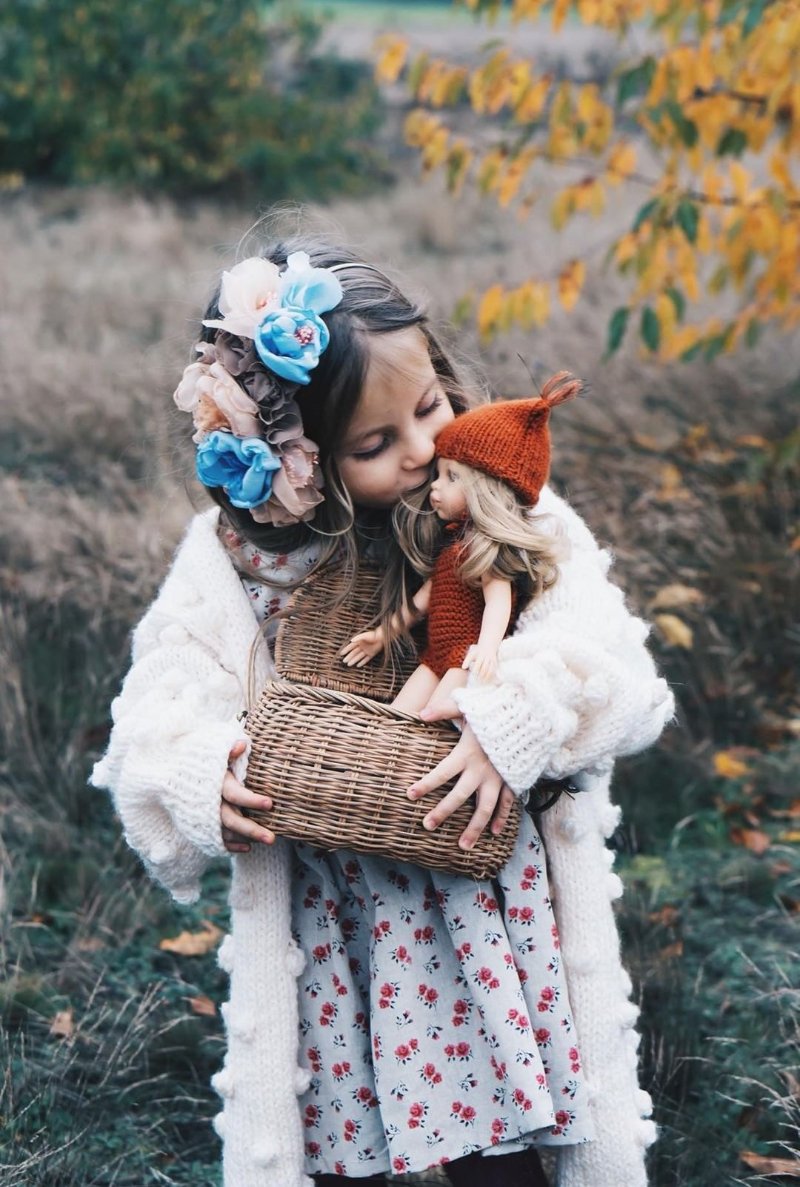 Bunch of flowers headpiece