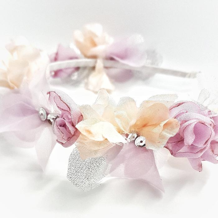 Light purple and peach crown