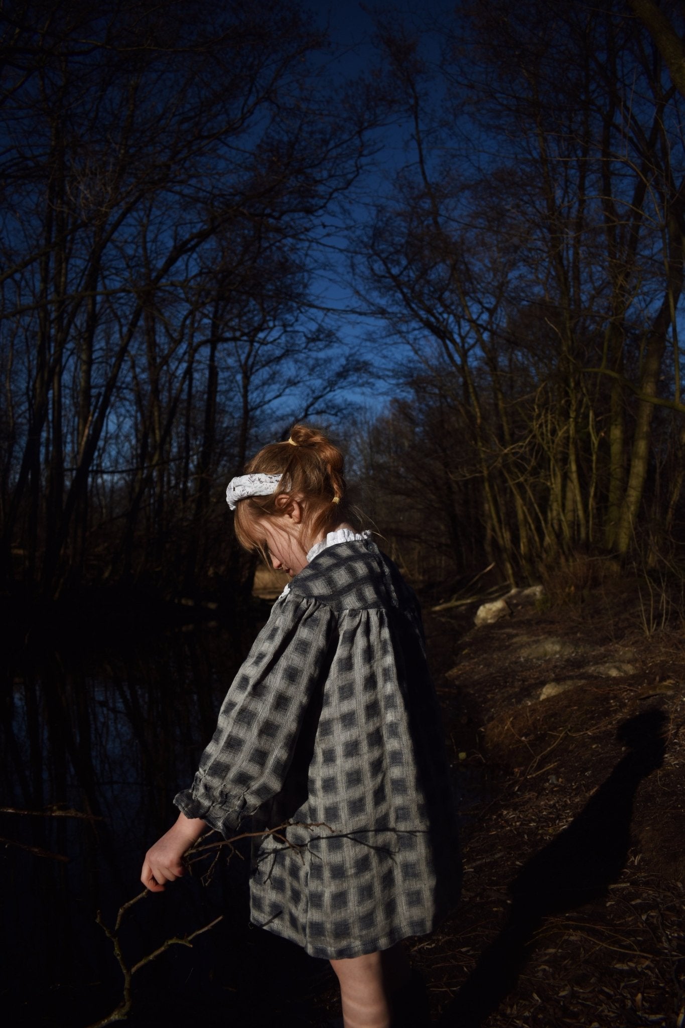 Loose-design checkered dress - GEORGIA