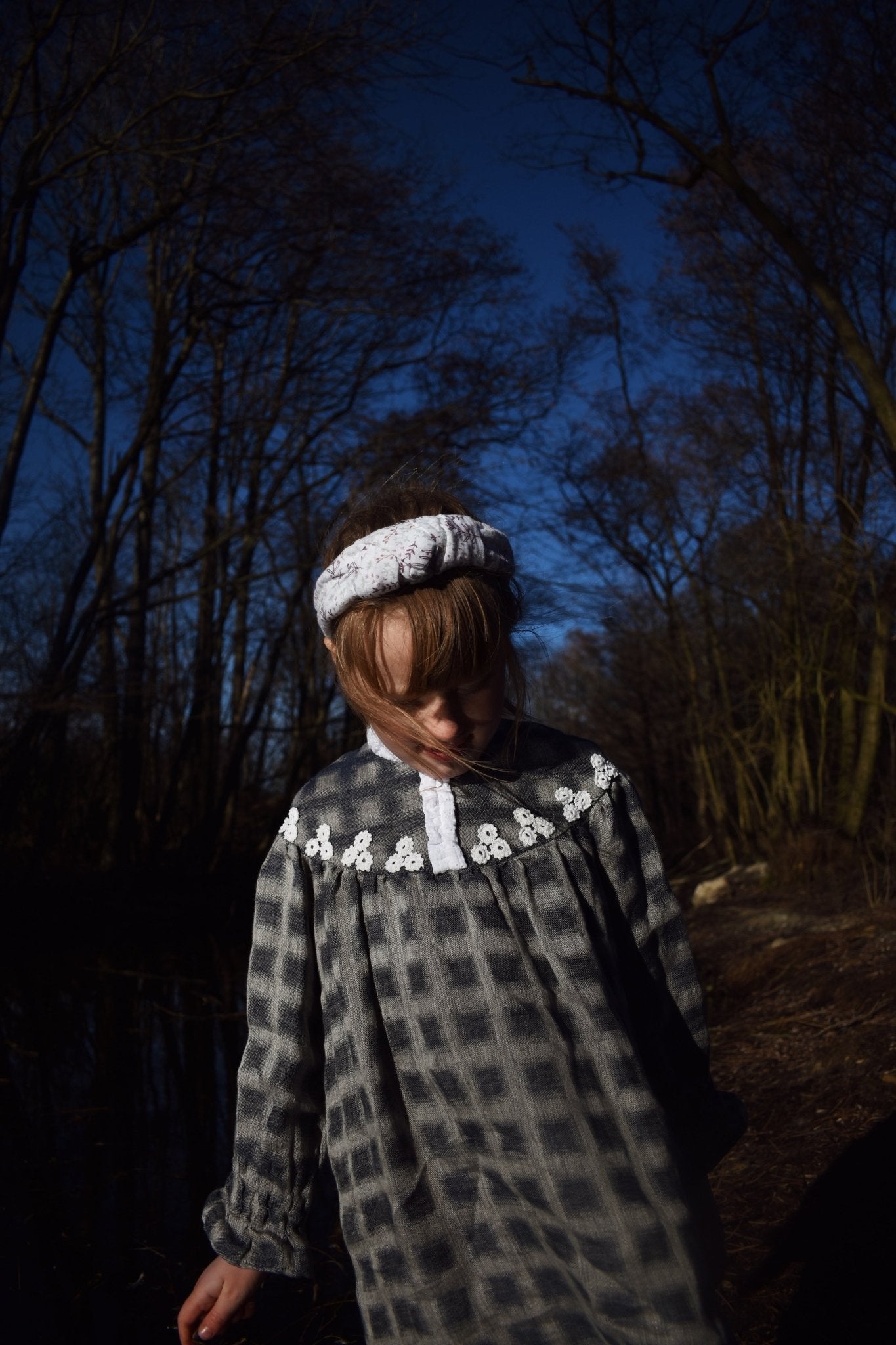 Loose-design checkered dress - GEORGIA