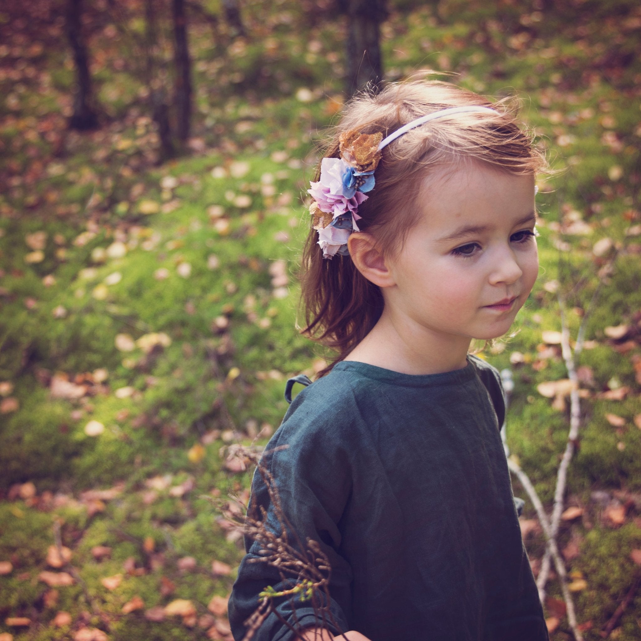 Gold wild fields headband