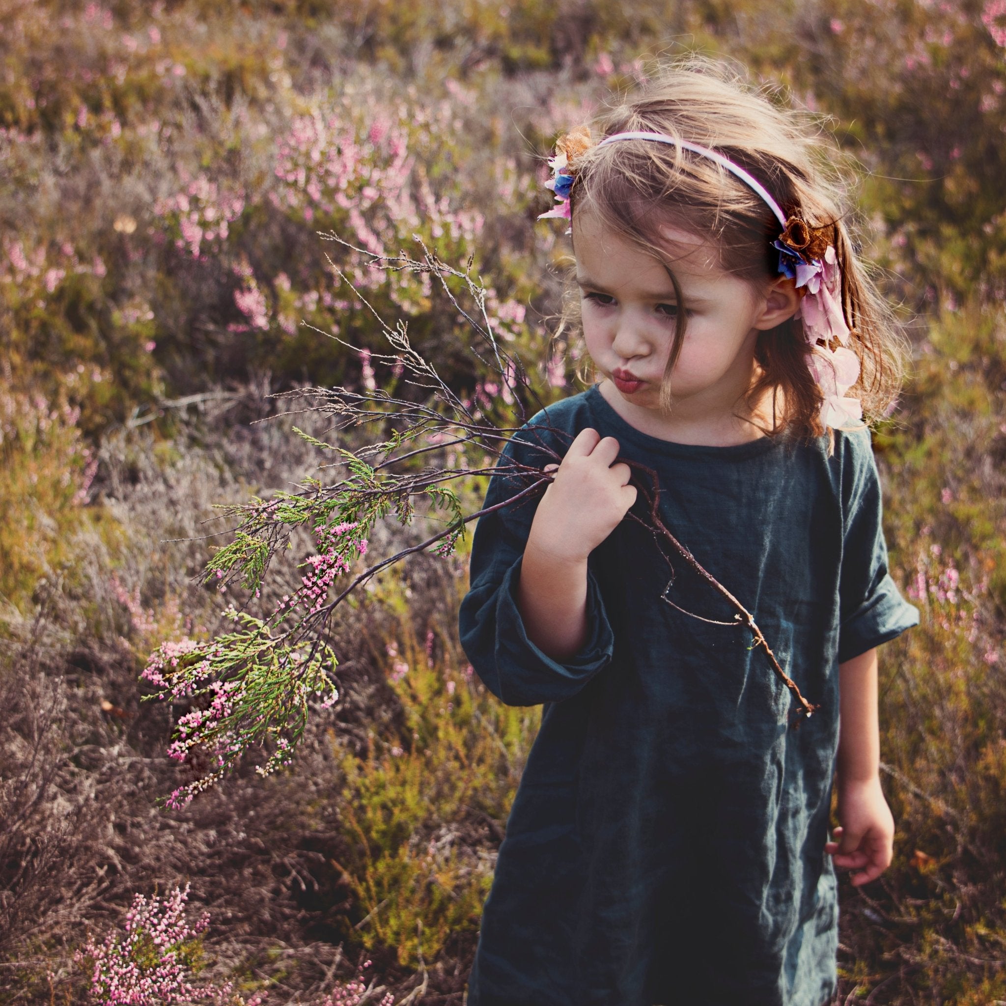 Gold wild fields headband