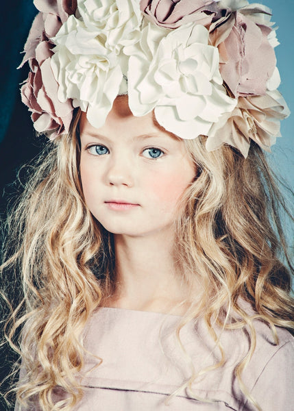 Pastel bloom crown - MajulaHandmade