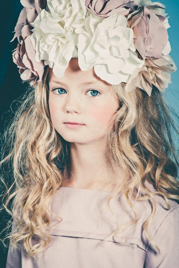 Pastel bloom silk crown