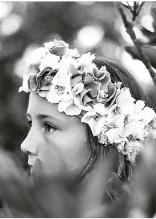 Shabby chic flower crown - PRIMROSES