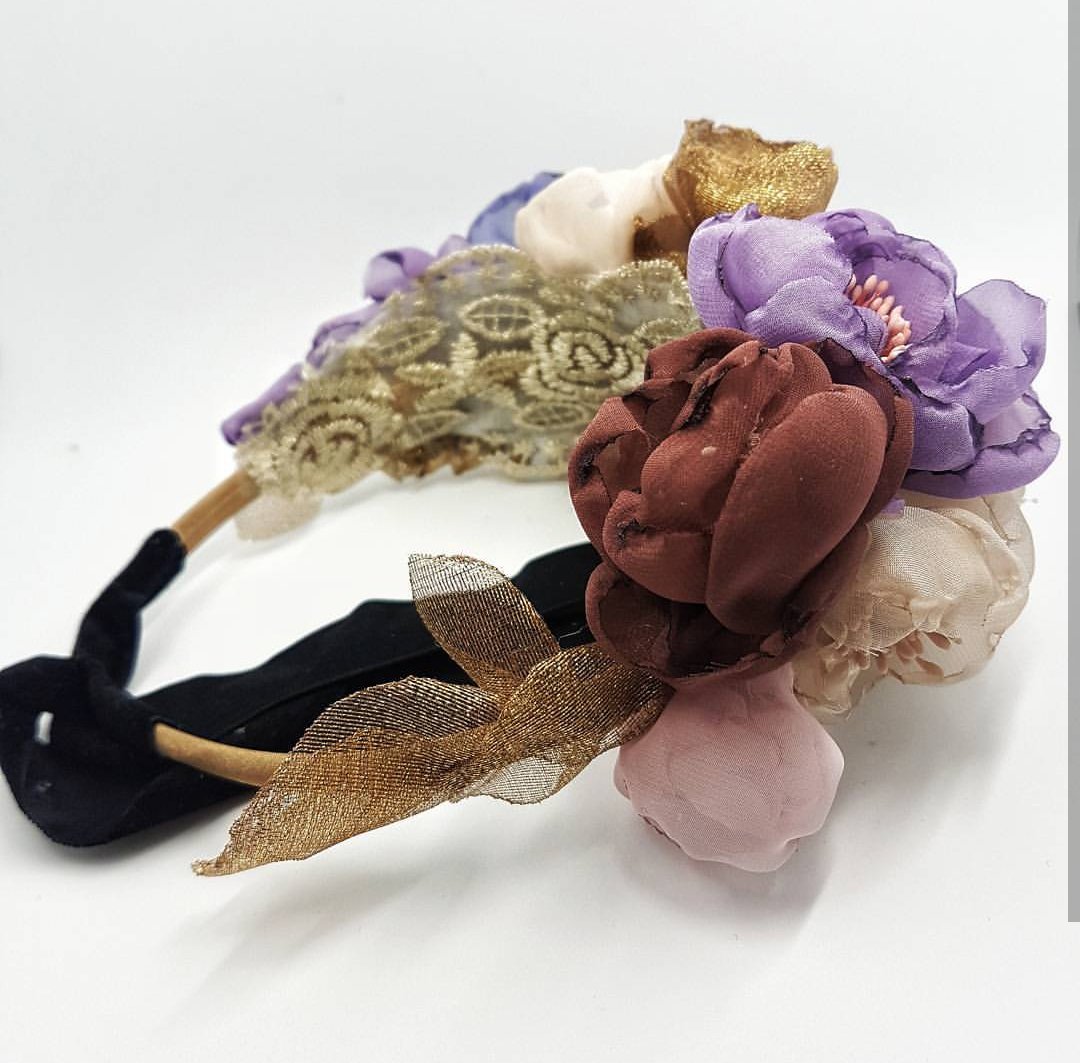 Royal flower headpiece