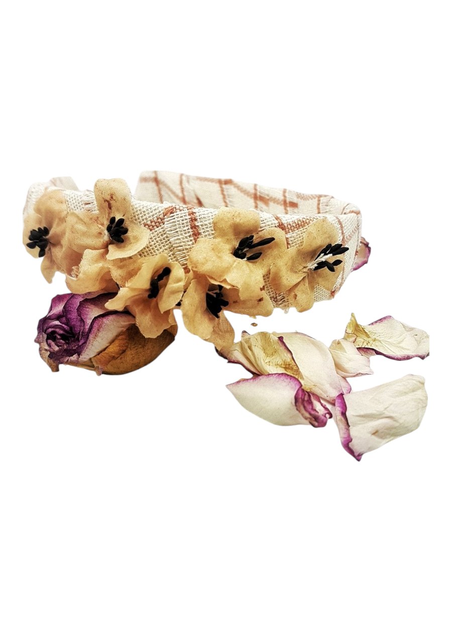 Poetic and Romantic Silk Flower Headband - SWEET PEA