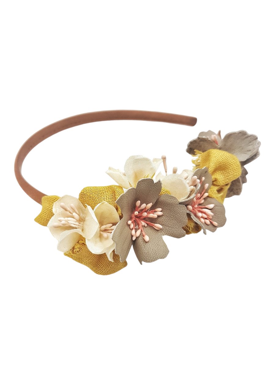 Handcrafted headband - THE AUTUMN BLOOM