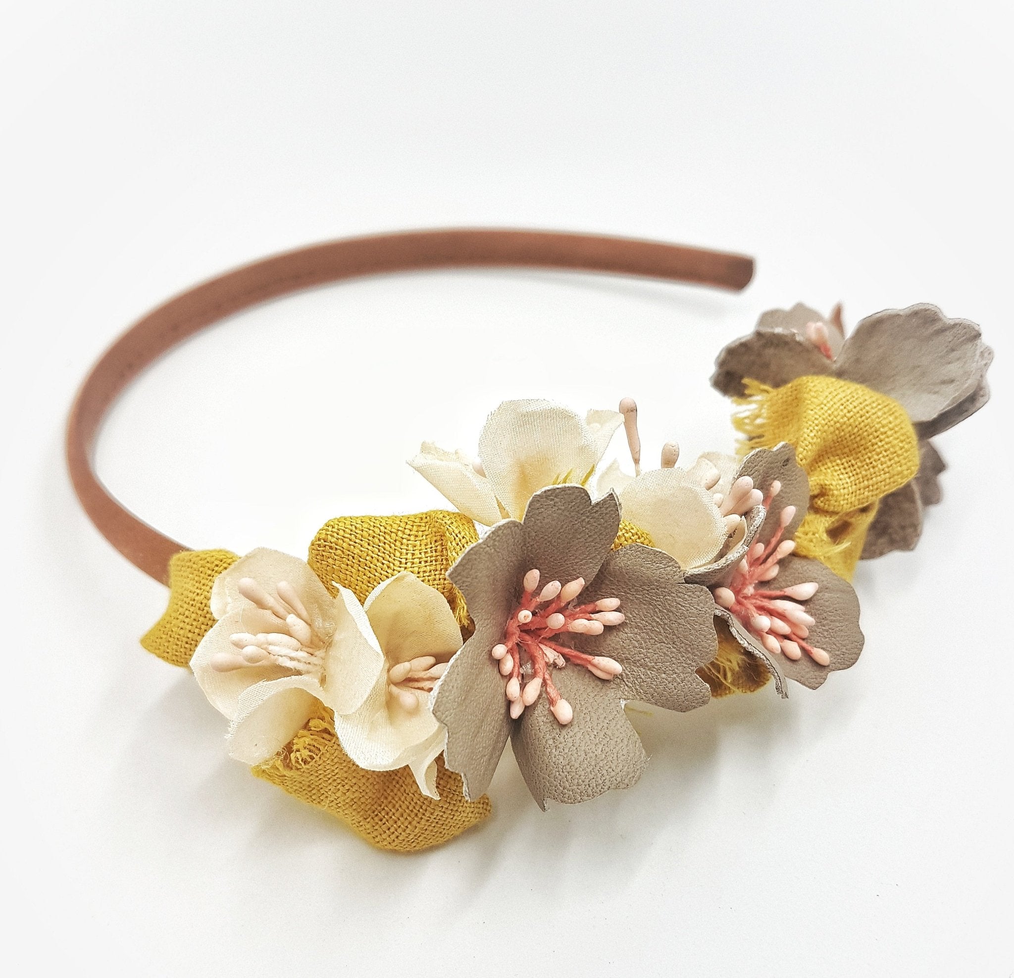 Handcrafted headband - THE AUTUMN BLOOM