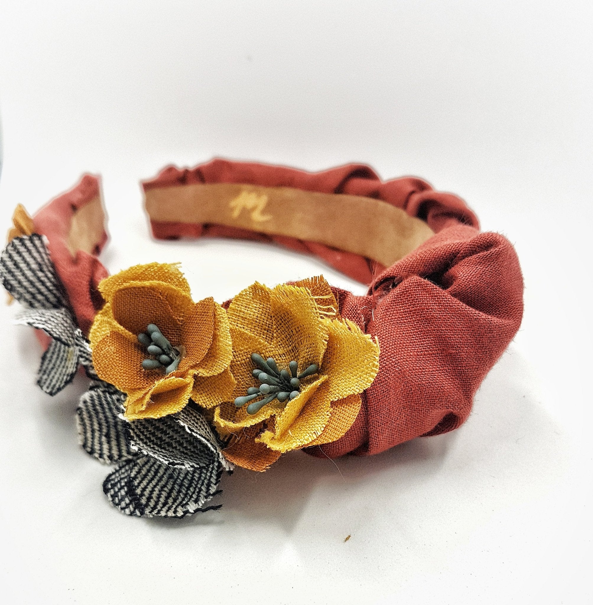 Wavy Linen Headband - THE FLOWERS WAVY